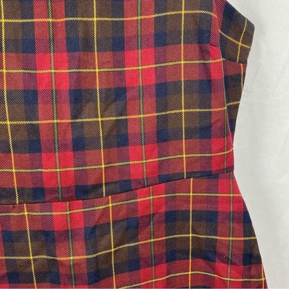 Nasty Gal Collection Women’s Plaid Mini Dress Size 8 - Picture 8 of 16